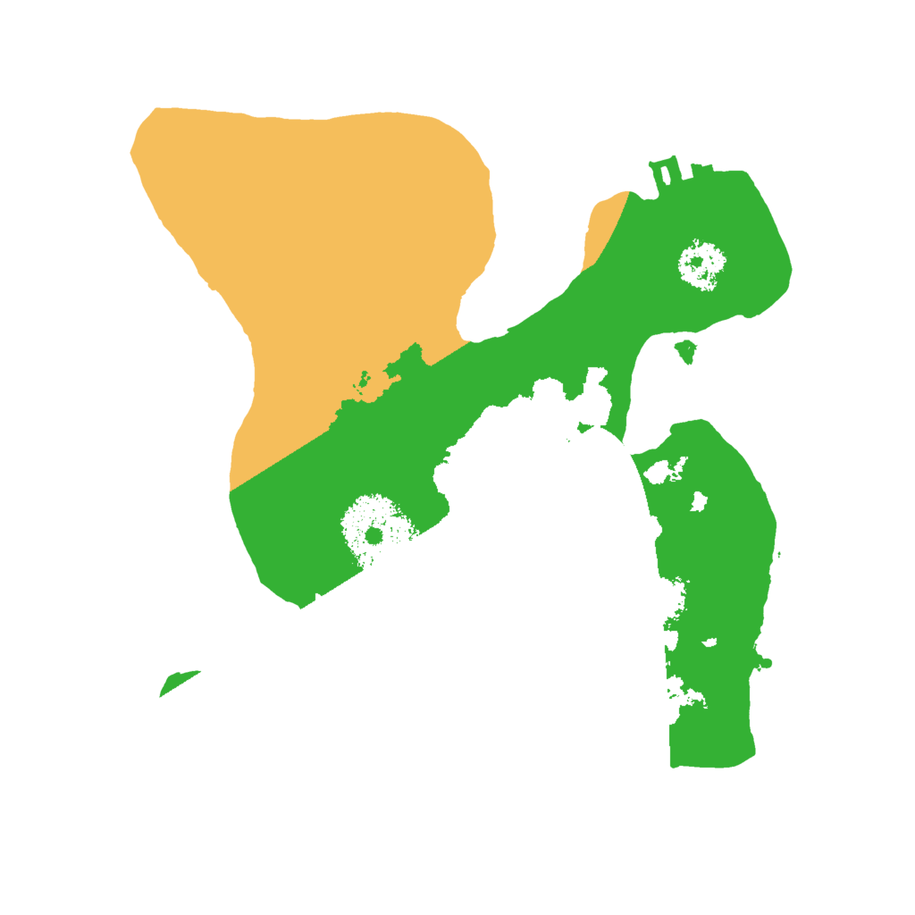 Biome Rust Map: Procedural Map, Size: 2000, Seed: 1111111