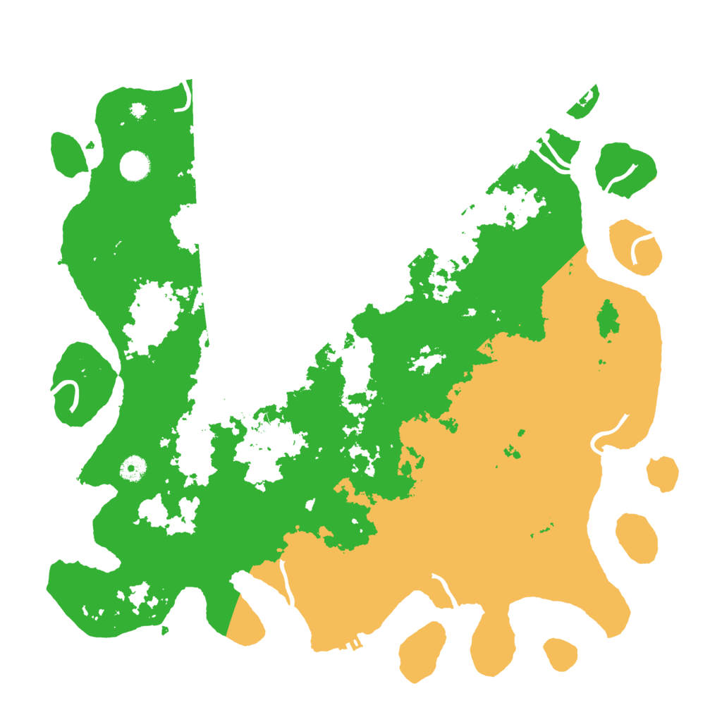 Biome Rust Map: Procedural Map, Size: 4200, Seed: 793197