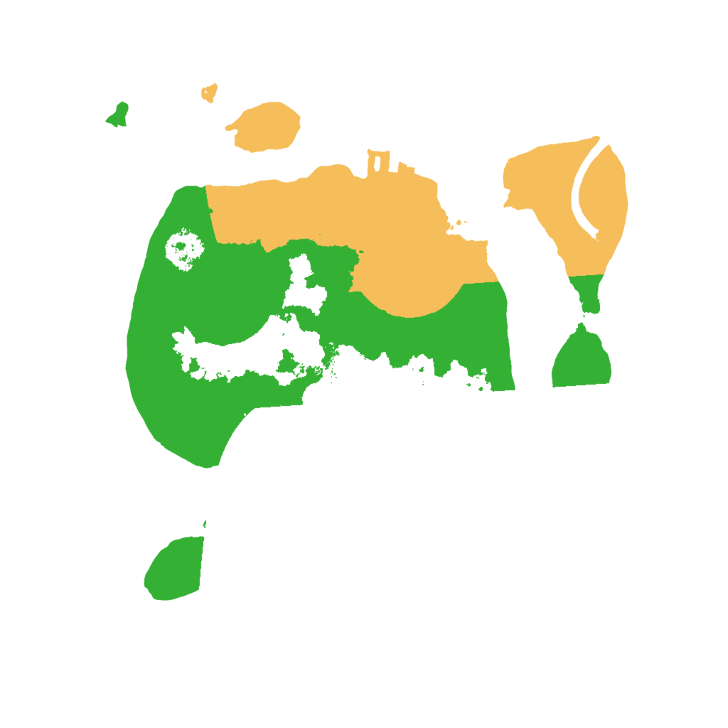 Biome Rust Map: Procedural Map, Size: 2000, Seed: 82415557