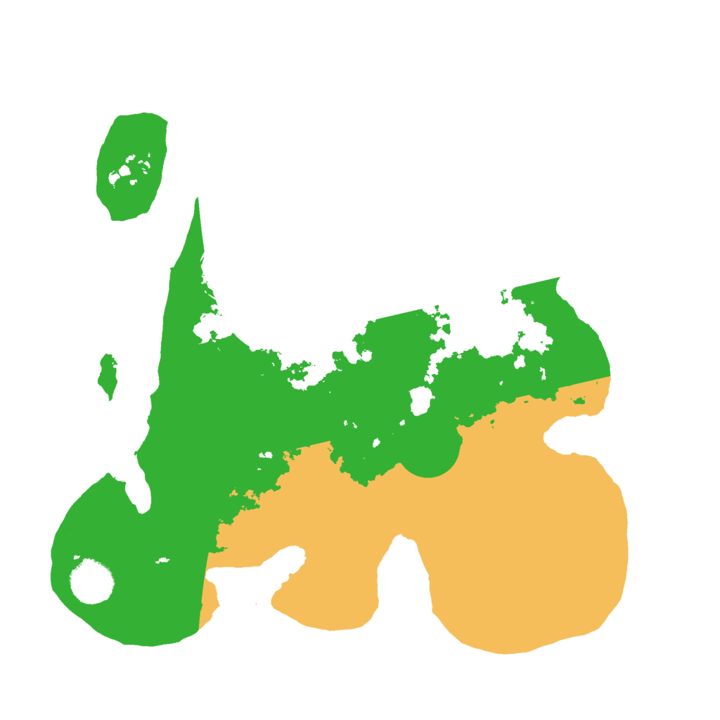 Biome Rust Map: Barren, Size: 3000, Seed: 1943695769