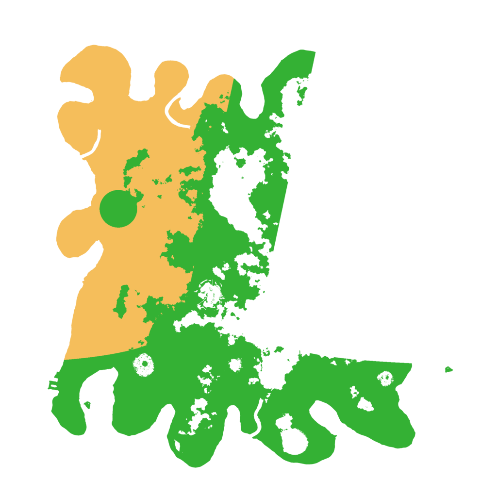 Biome Rust Map: Procedural Map, Size: 3500, Seed: 20220529