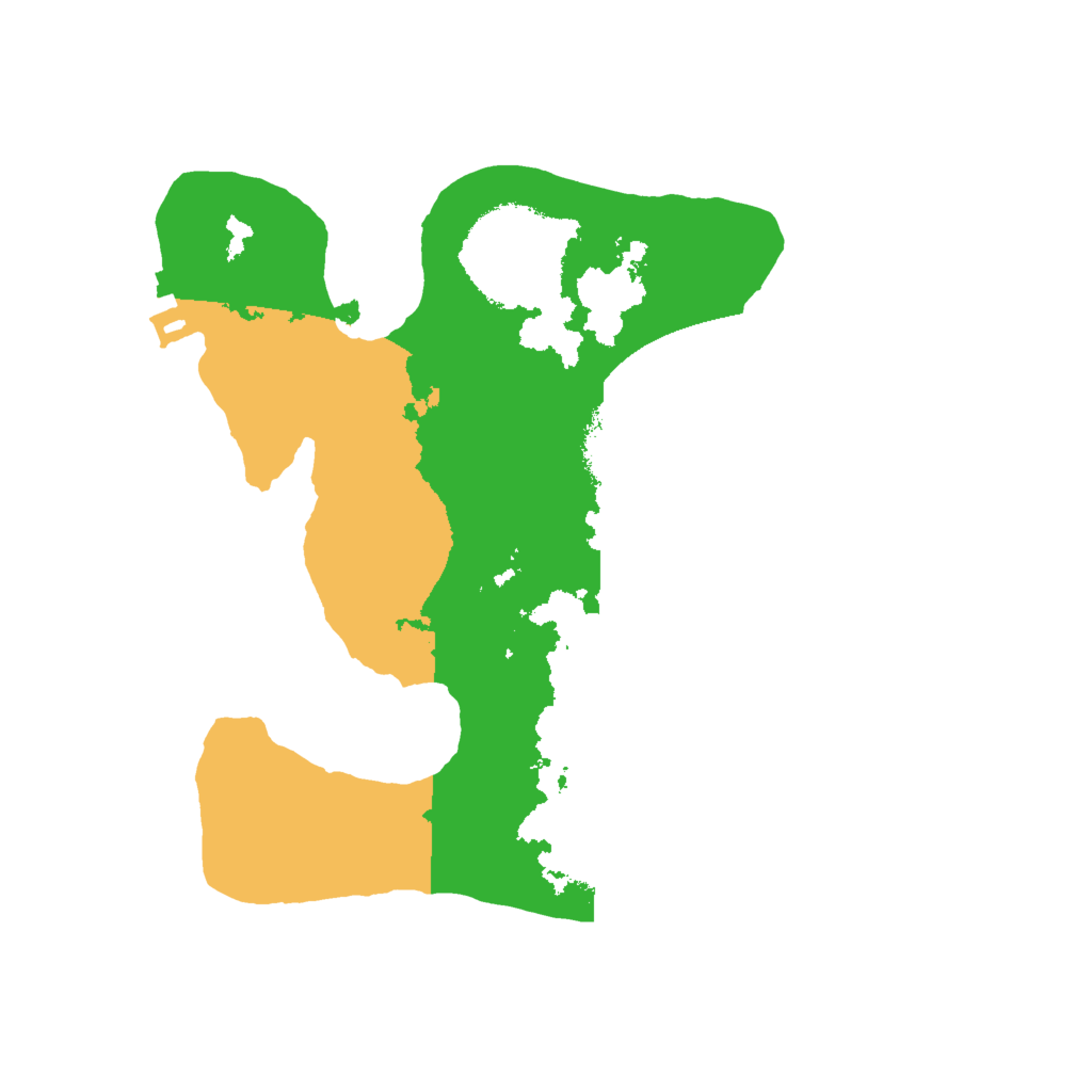 Biome Rust Map: Procedural Map, Size: 2000, Seed: 65849