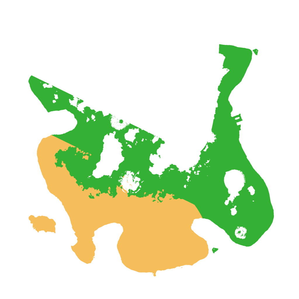 Biome Rust Map: Procedural Map, Size: 2550, Seed: 66773399
