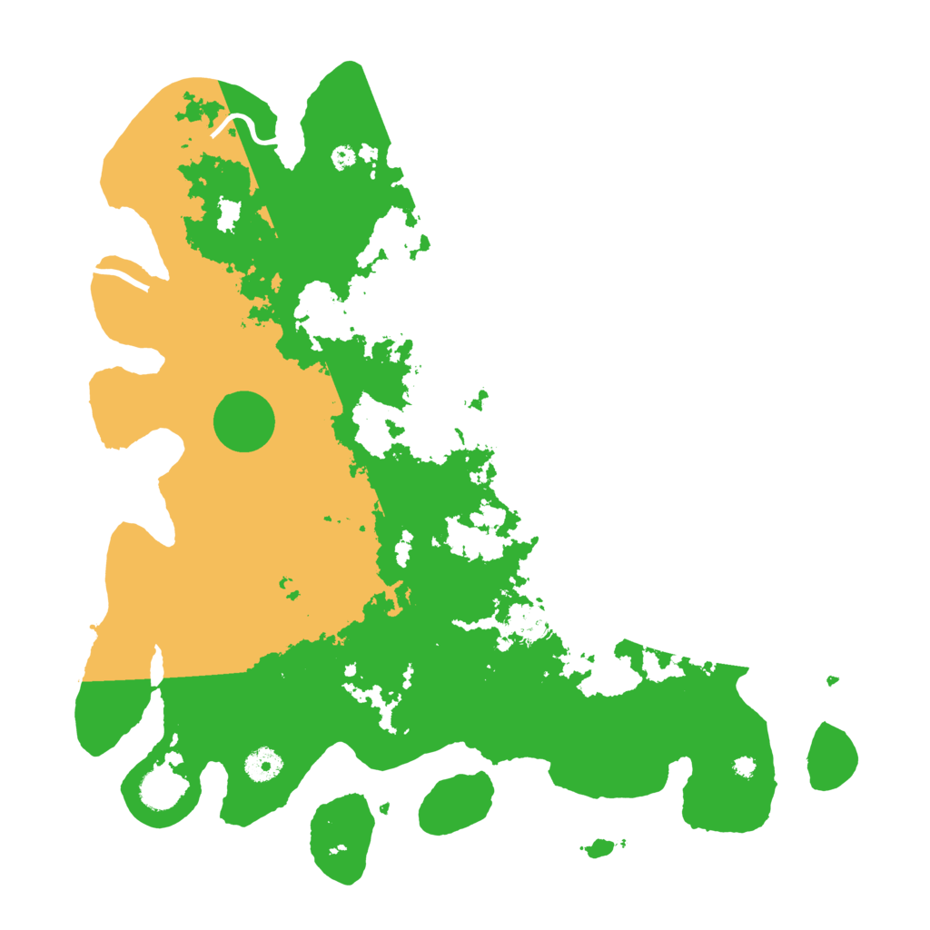 Biome Rust Map: Procedural Map, Size: 4000, Seed: 733857700