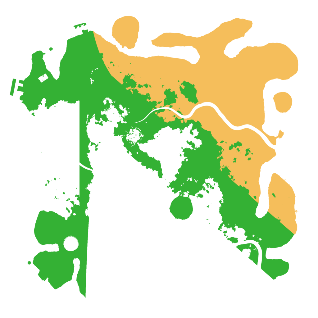 Biome Rust Map: Procedural Map, Size: 3800, Seed: 1771