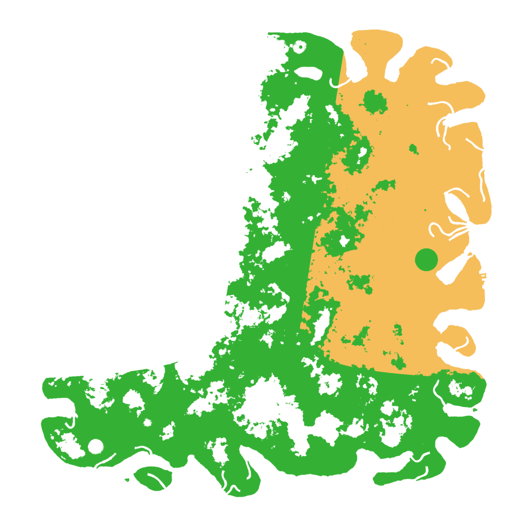 Biome Rust Map: Procedural Map, Size: 6000, Seed: 252489