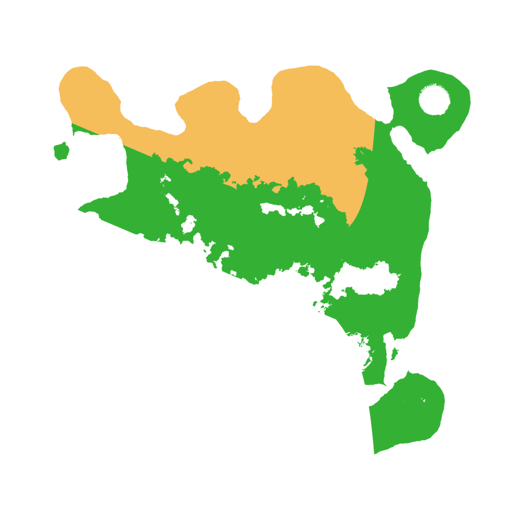 Biome Rust Map: Barren, Size: 3000, Seed: 440896