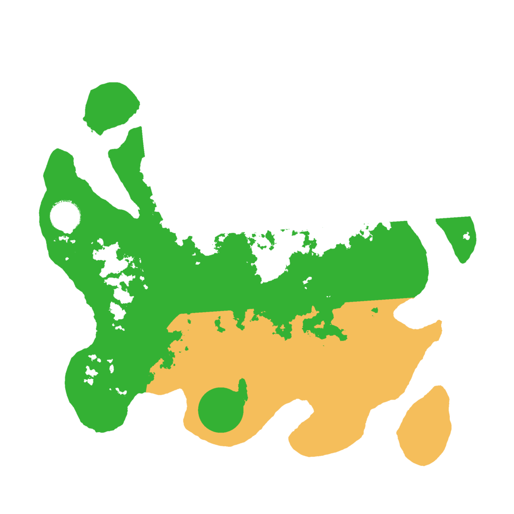 Biome Rust Map: Barren, Size: 3000, Seed: 668053