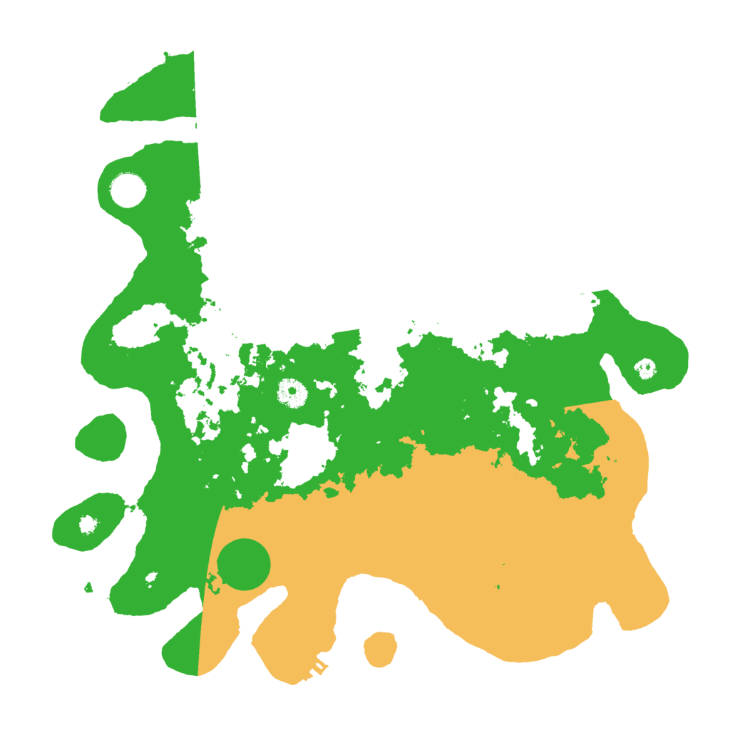 Biome Rust Map: Procedural Map, Size: 3700, Seed: 19581265