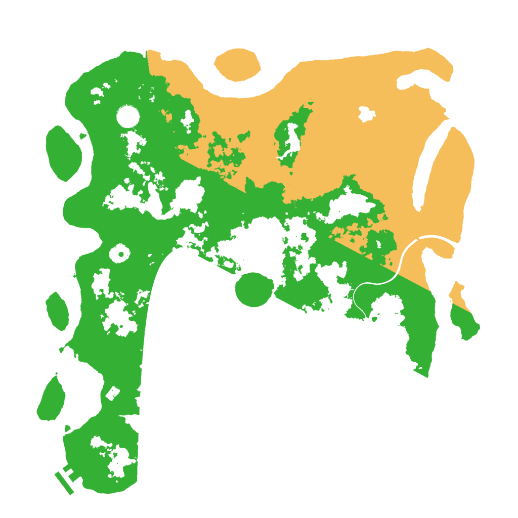 Biome Rust Map: Procedural Map, Size: 4000, Seed: 293330