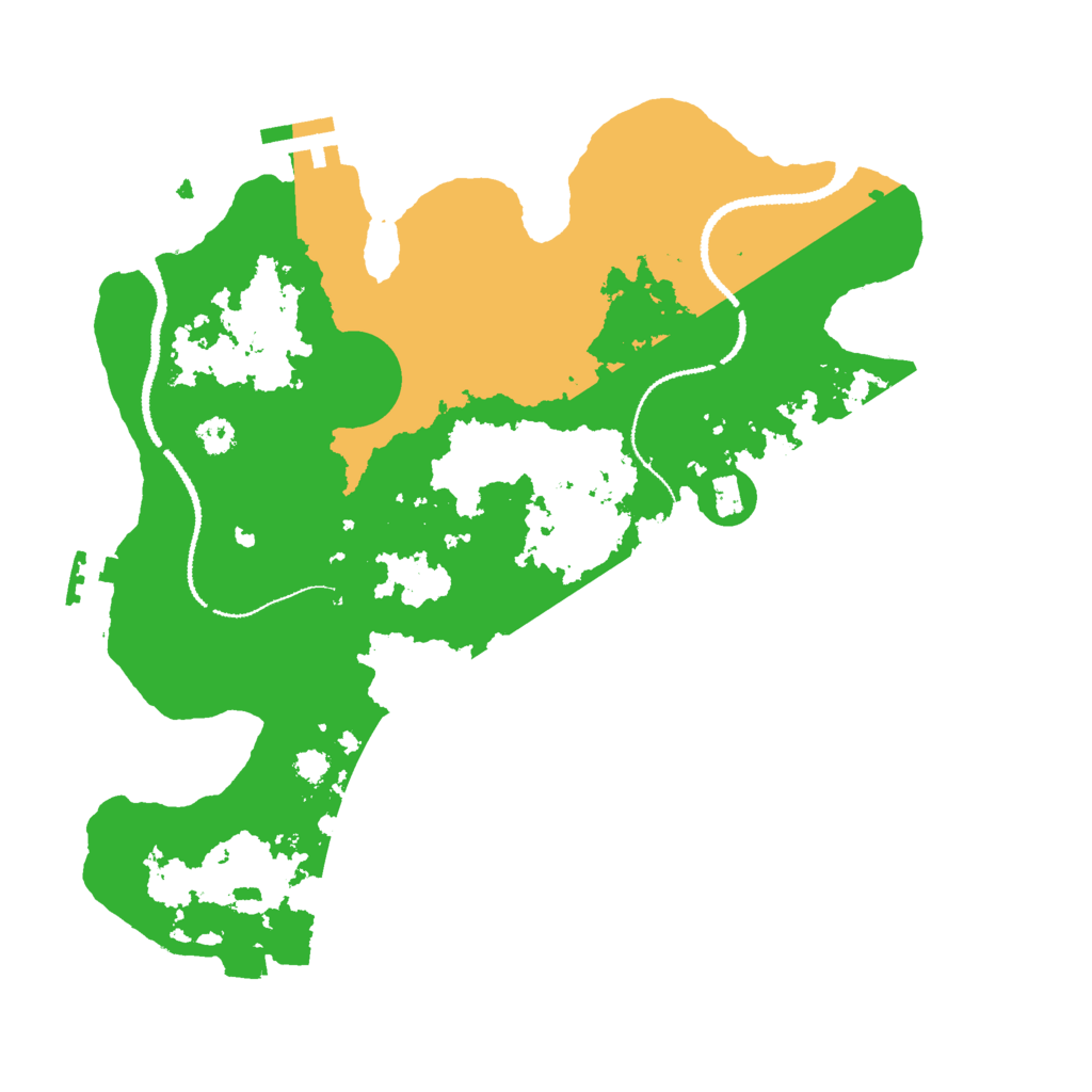 Biome Rust Map: Procedural Map, Size: 3000, Seed: 549701
