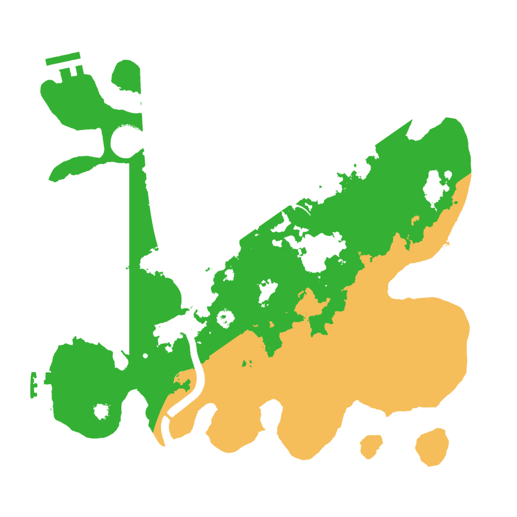 Biome Rust Map: Procedural Map, Size: 3000, Seed: 743667