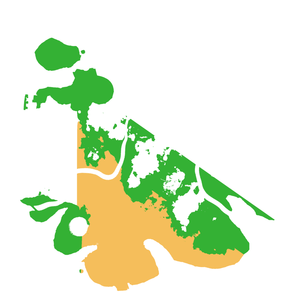 Biome Rust Map: Procedural Map, Size: 3000, Seed: 629163