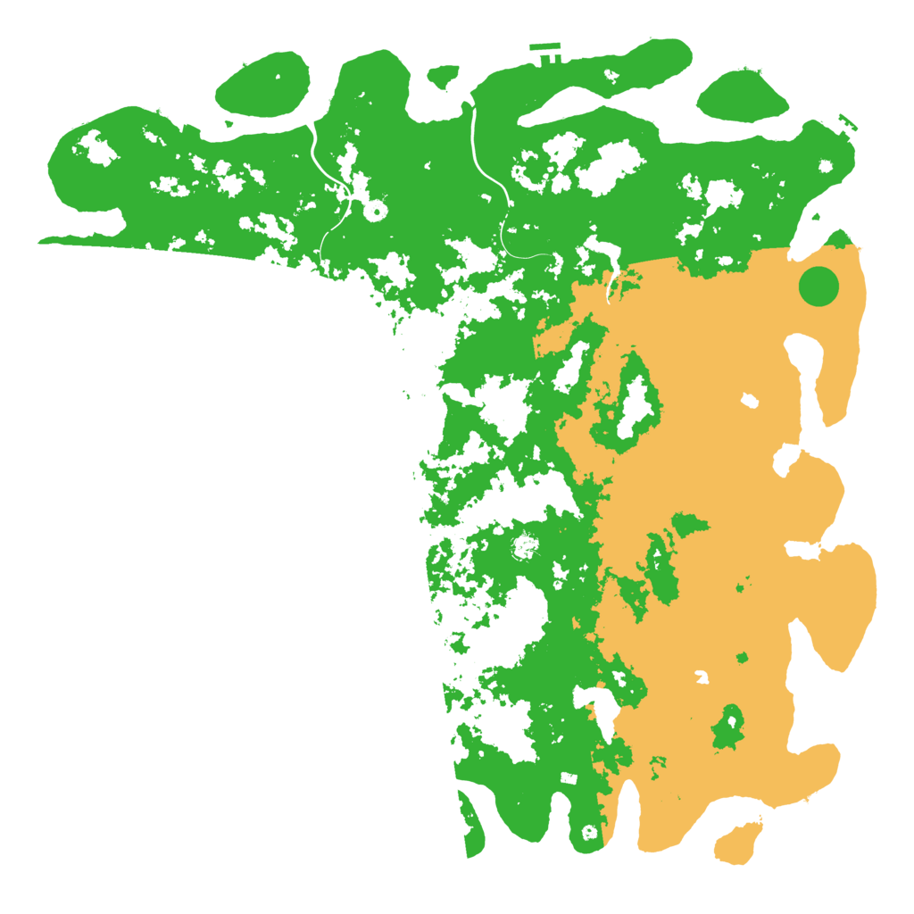 Biome Rust Map: Procedural Map, Size: 6000, Seed: 144161790