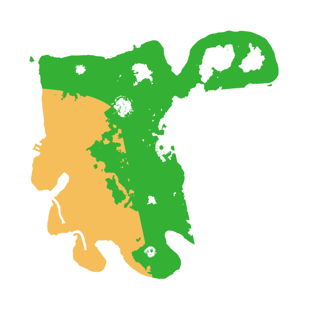 Biome Rust Map: Procedural Map, Size: 3000, Seed: 24991