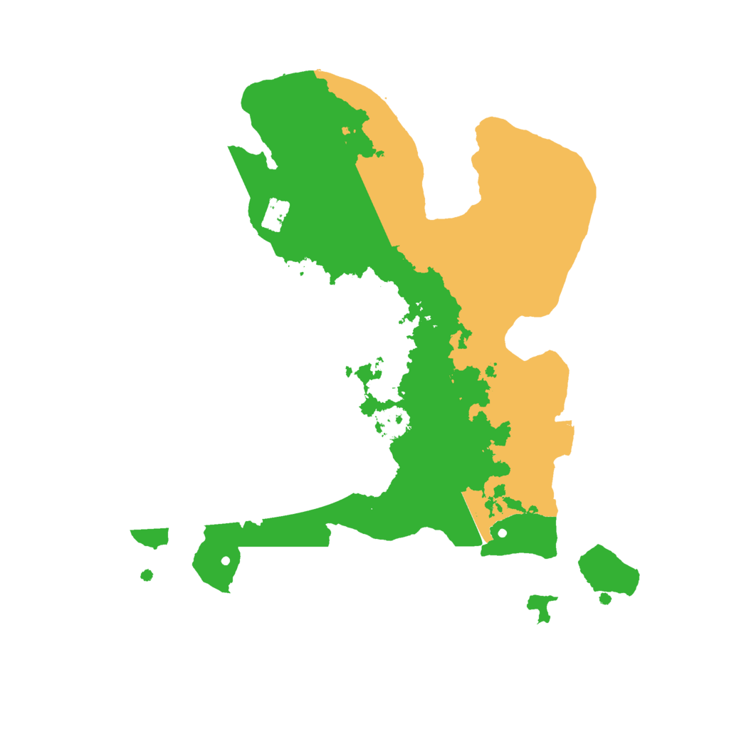 Biome Rust Map: Procedural Map, Size: 2450, Seed: 836429099