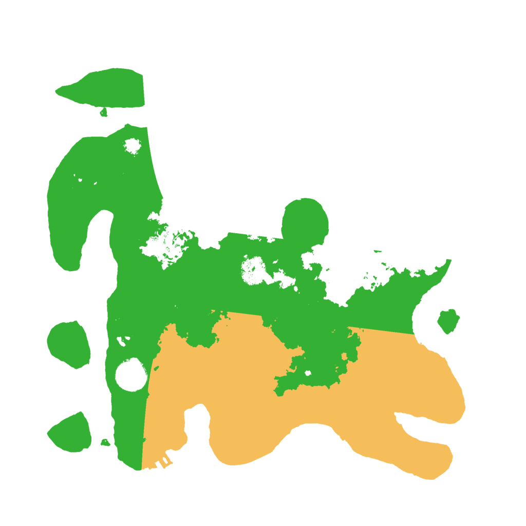 Biome Rust Map: Procedural Map, Size: 3000, Seed: 399472403