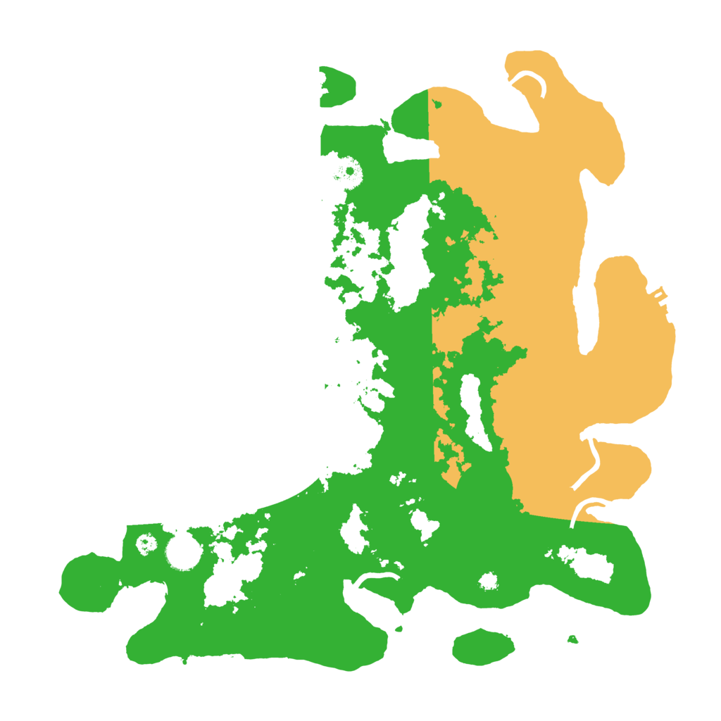 Biome Rust Map: Procedural Map, Size: 3600, Seed: 5554839