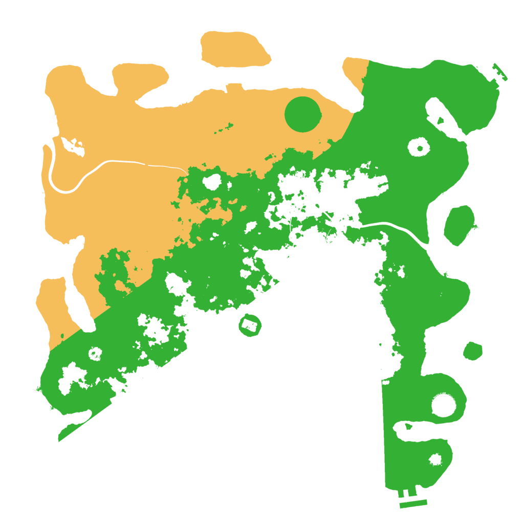 Biome Rust Map: Procedural Map, Size: 3850, Seed: 246188267