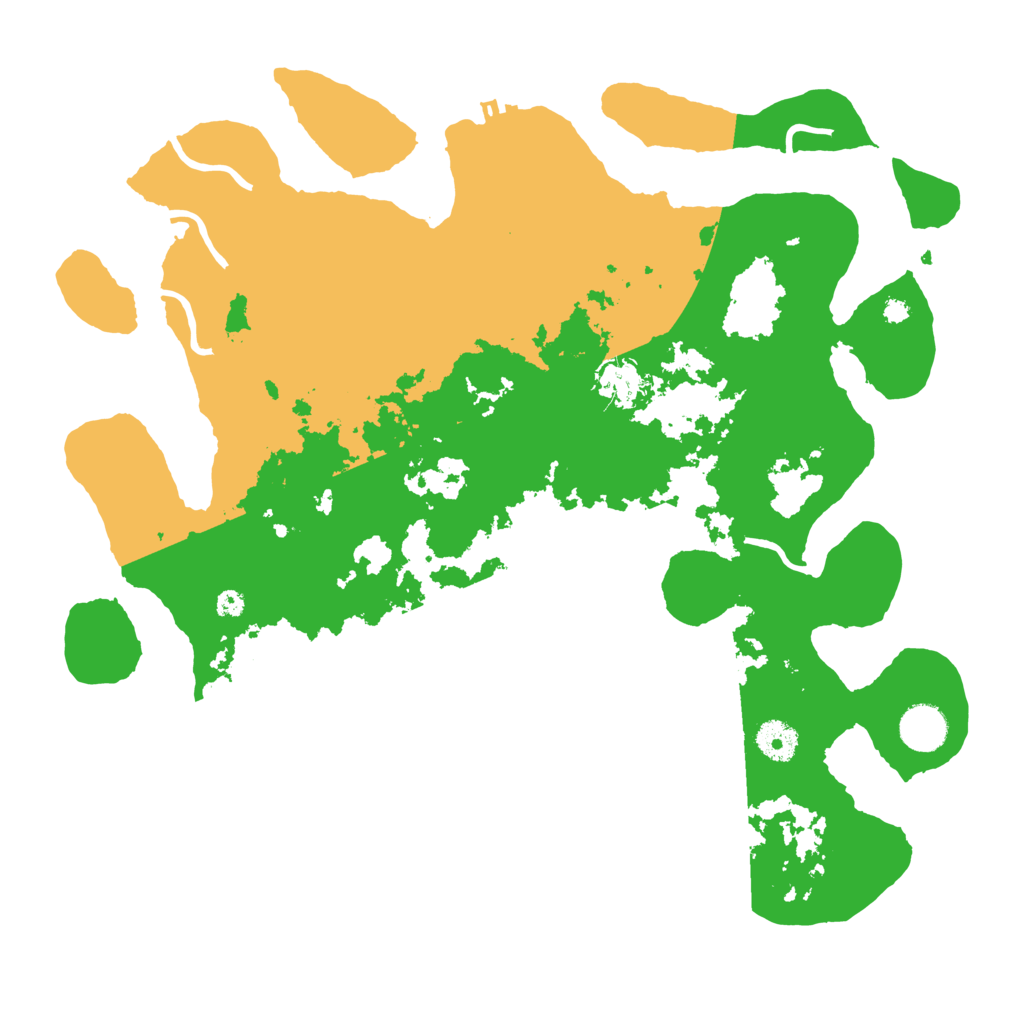 Biome Rust Map: Procedural Map, Size: 3800, Seed: 546488