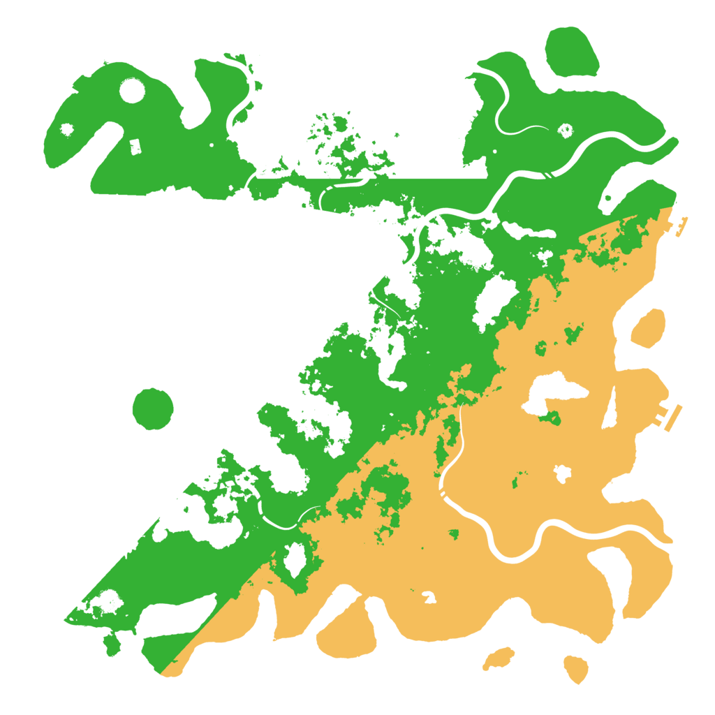 Biome Rust Map: Procedural Map, Size: 5000, Seed: 54141