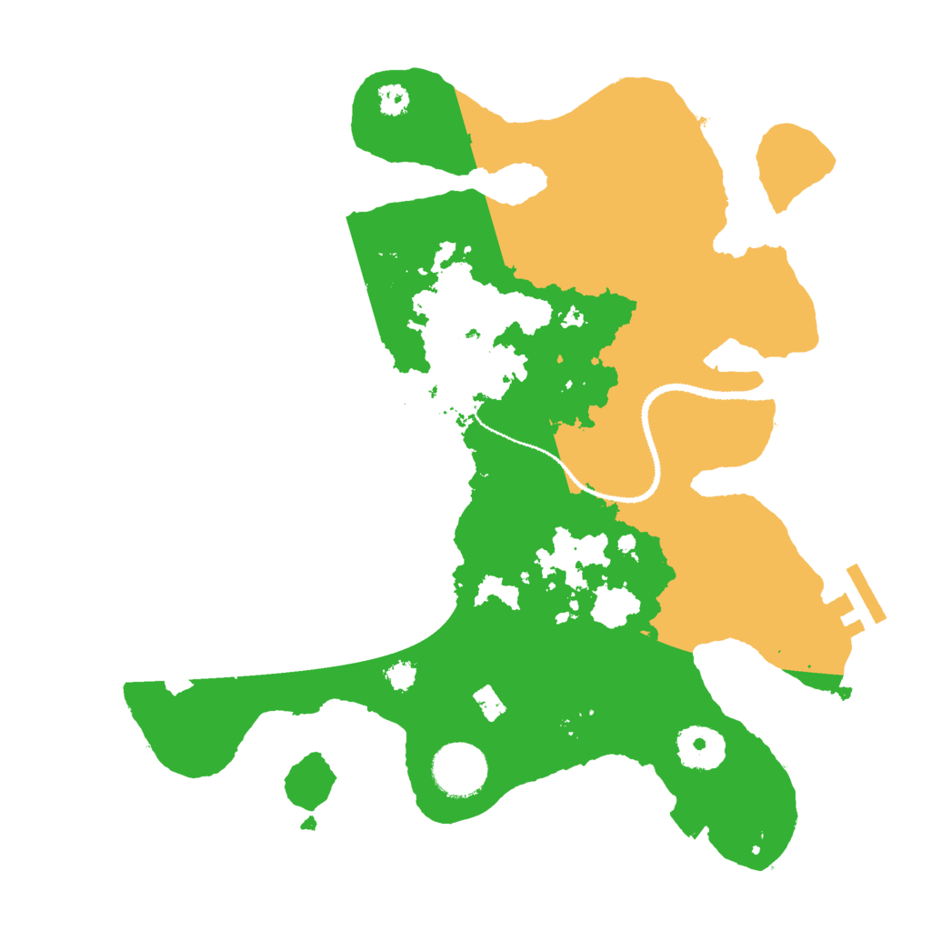 Biome Rust Map: Procedural Map, Size: 3000, Seed: 530867