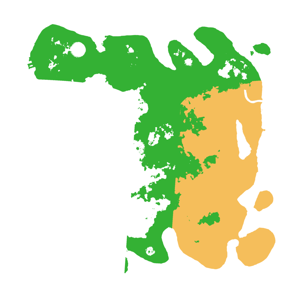 Biome Rust Map: Procedural Map, Size: 3500, Seed: 23242