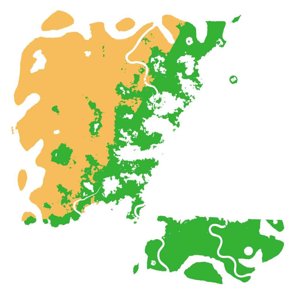 Biome Rust Map: Procedural Map, Size: 6000, Seed: 10324320