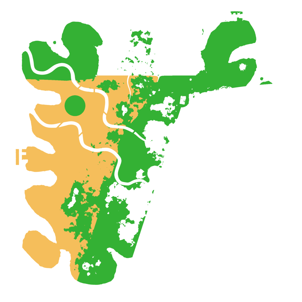 Biome Rust Map: Procedural Map, Size: 3850, Seed: 464971009