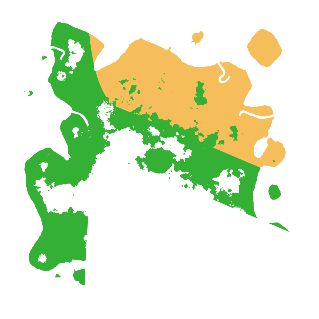 Biome Rust Map: Procedural Map, Size: 3400, Seed: 934986141