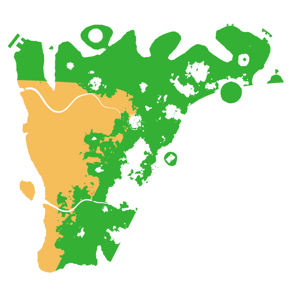 Biome Rust Map: Procedural Map, Size: 3750, Seed: 600011489