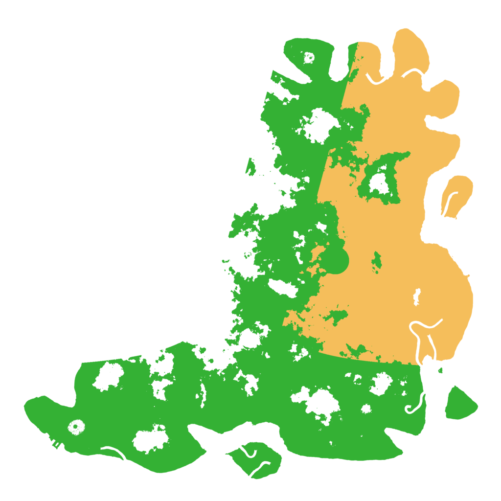 Biome Rust Map: Procedural Map, Size: 4800, Seed: 77819856