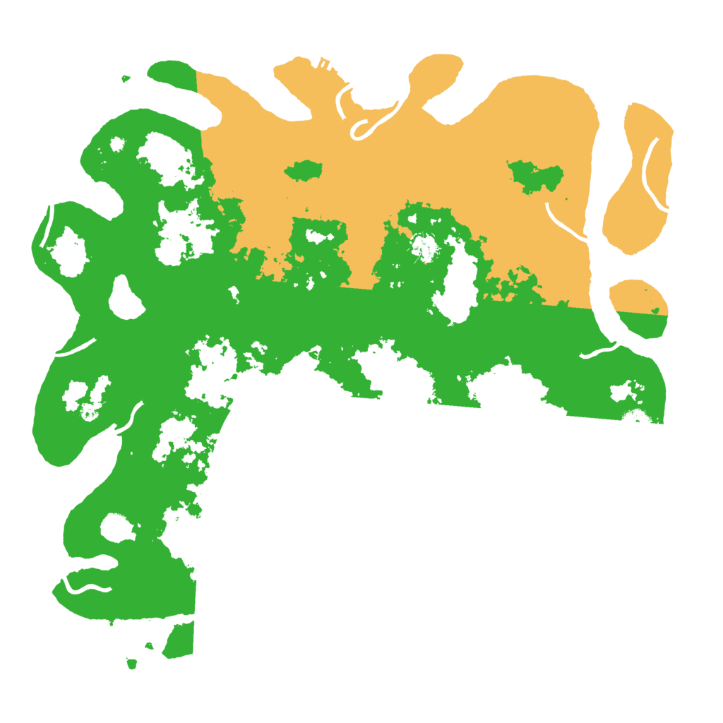 Biome Rust Map: Procedural Map, Size: 4500, Seed: 1177988896