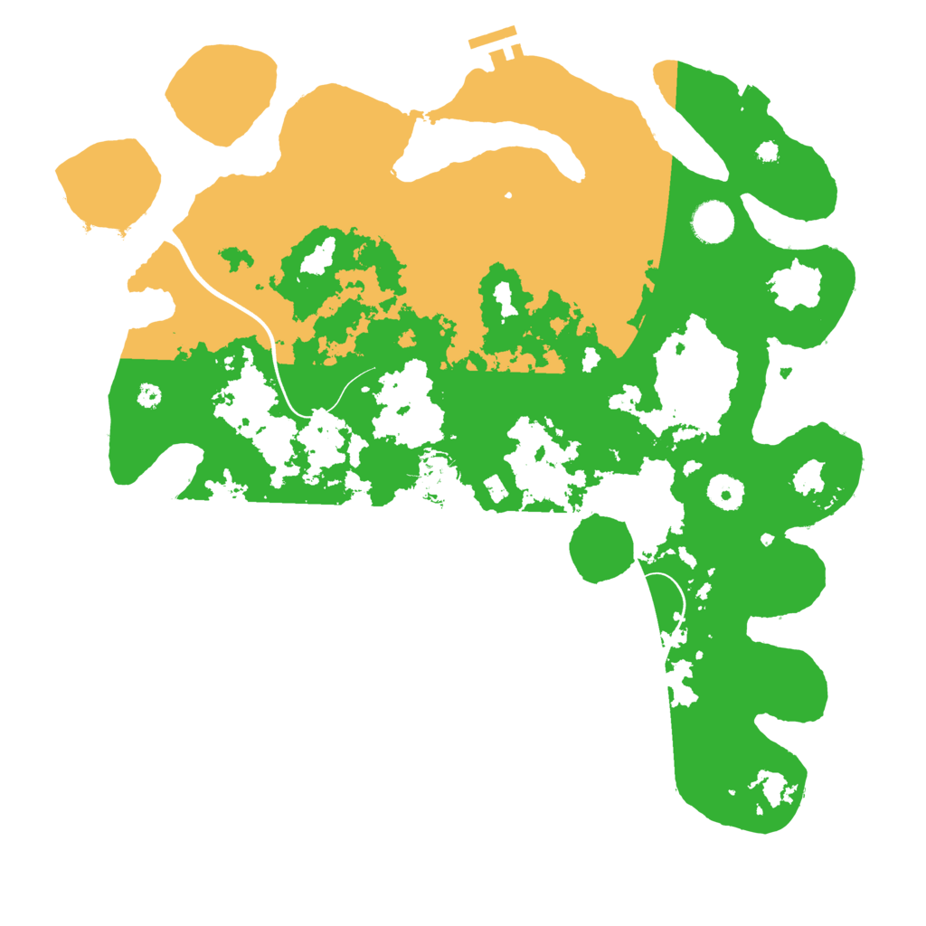 Biome Rust Map: Procedural Map, Size: 3850, Seed: 754405060