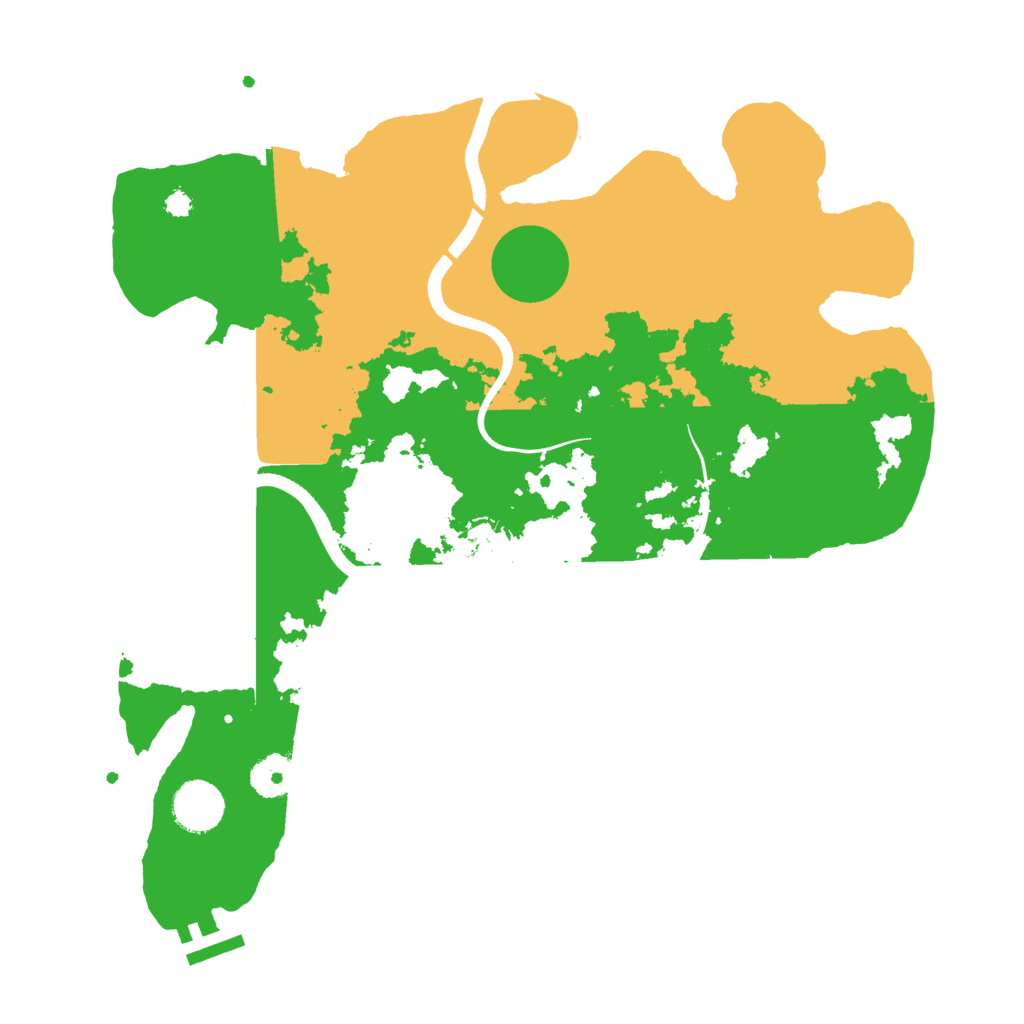 Biome Rust Map: Procedural Map, Size: 3500, Seed: 1396208589