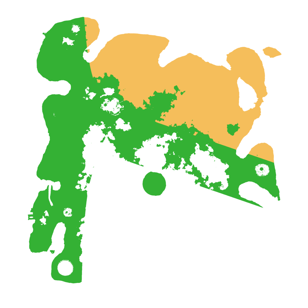 Biome Rust Map: Procedural Map, Size: 3500, Seed: 921127451