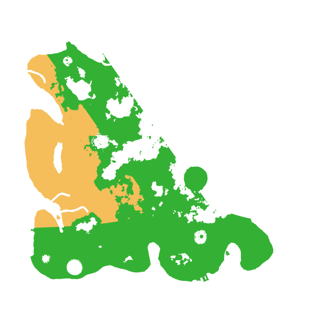 Biome Rust Map: Procedural Map, Size: 3500, Seed: 92646111