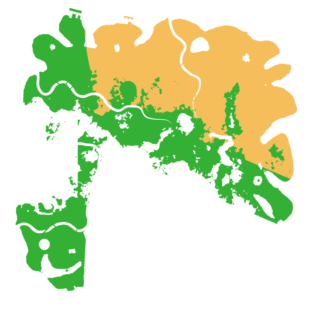 Biome Rust Map: Procedural Map, Size: 5000, Seed: 934986141