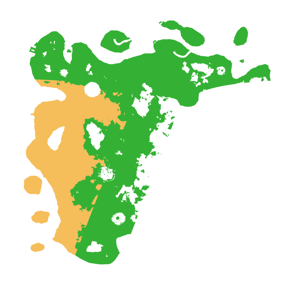 Biome Rust Map: Procedural Map, Size: 3500, Seed: 48307620