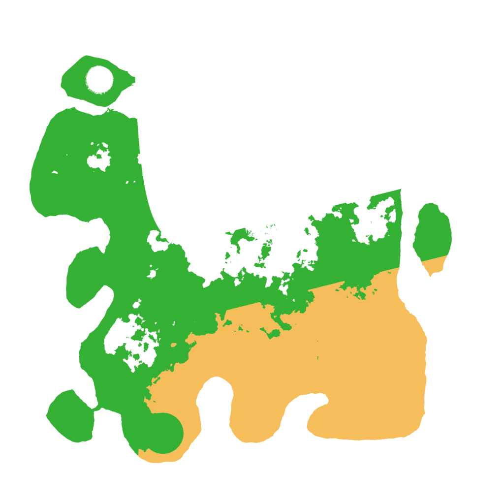 Biome Rust Map: Barren, Size: 3250, Seed: 1