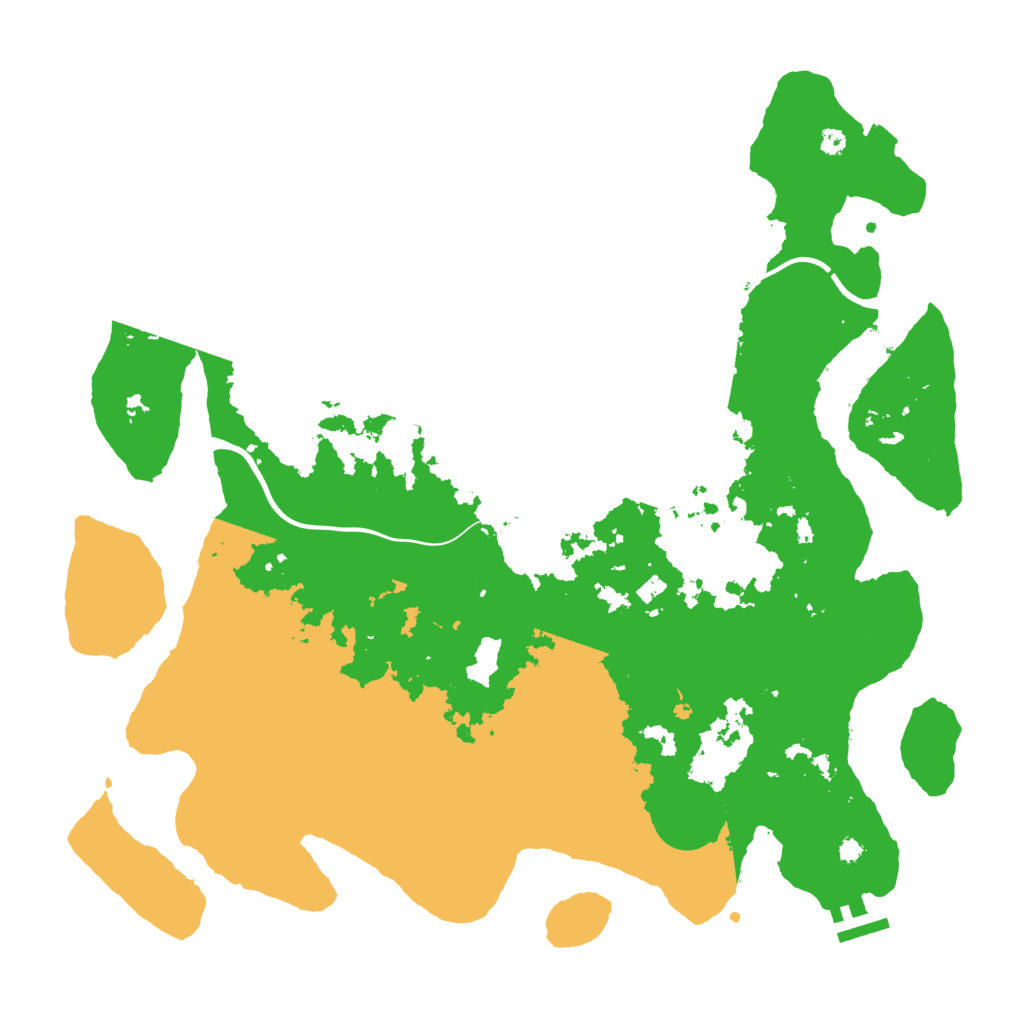 Biome Rust Map: Procedural Map, Size: 3950, Seed: 1126057681