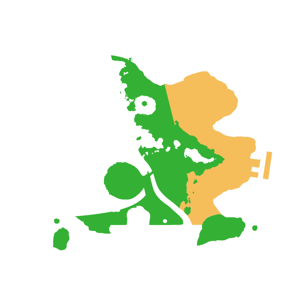 Biome Rust Map: Procedural Map, Size: 2200, Seed: 29052022
