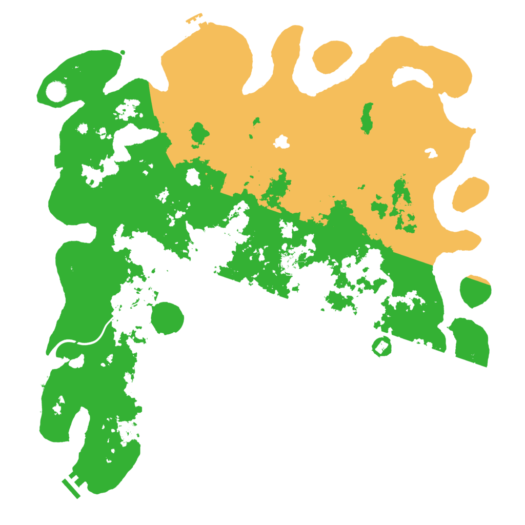 Biome Rust Map: Procedural Map, Size: 4500, Seed: 921127451