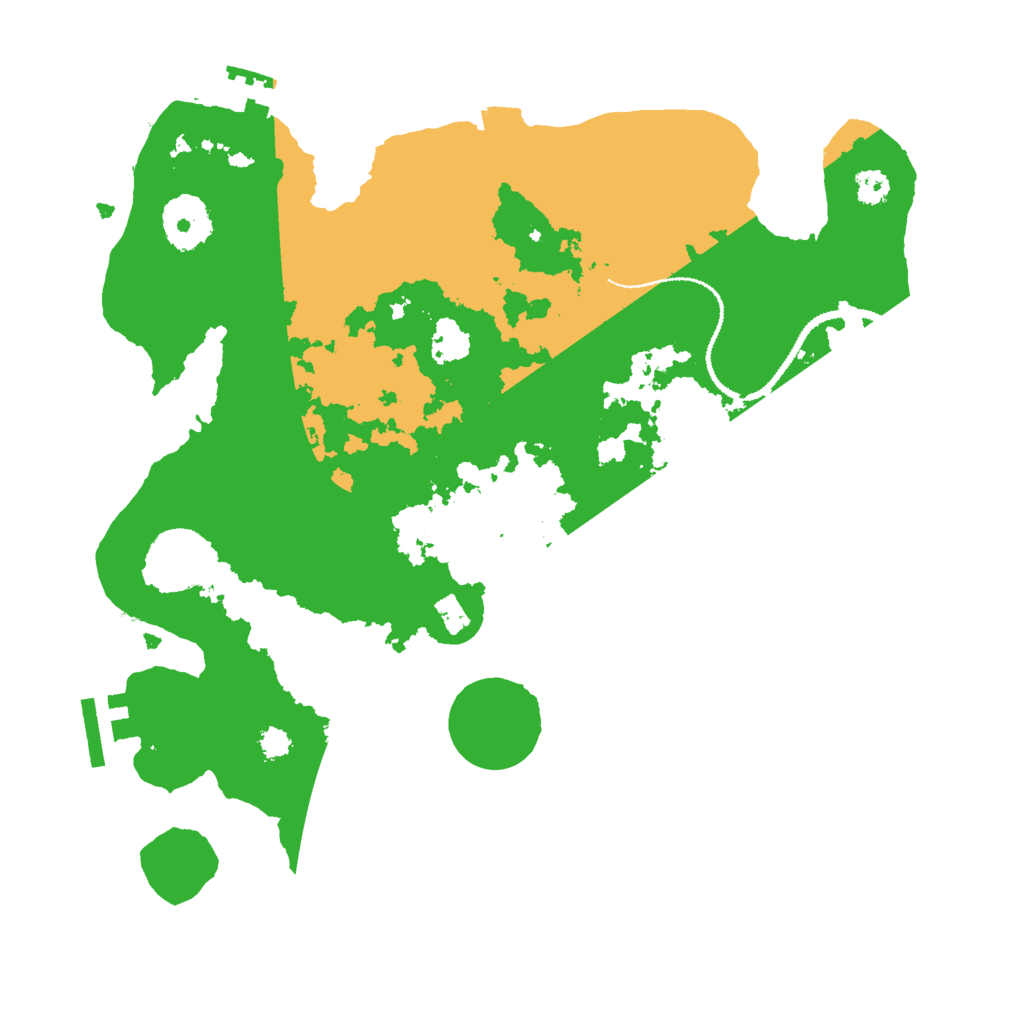 Biome Rust Map: Procedural Map, Size: 3000, Seed: 798752918