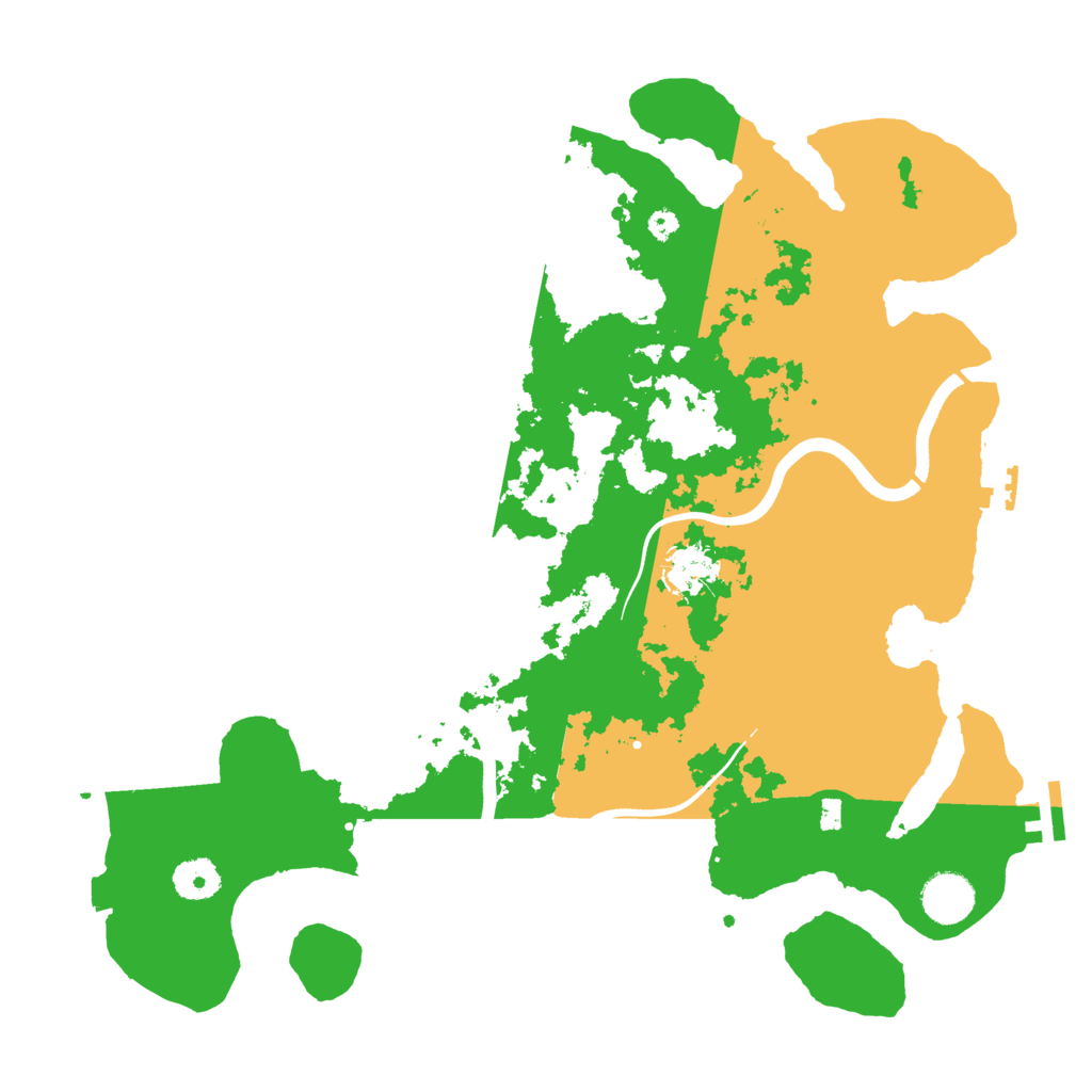 Biome Rust Map: Procedural Map, Size: 3700, Seed: 743880971