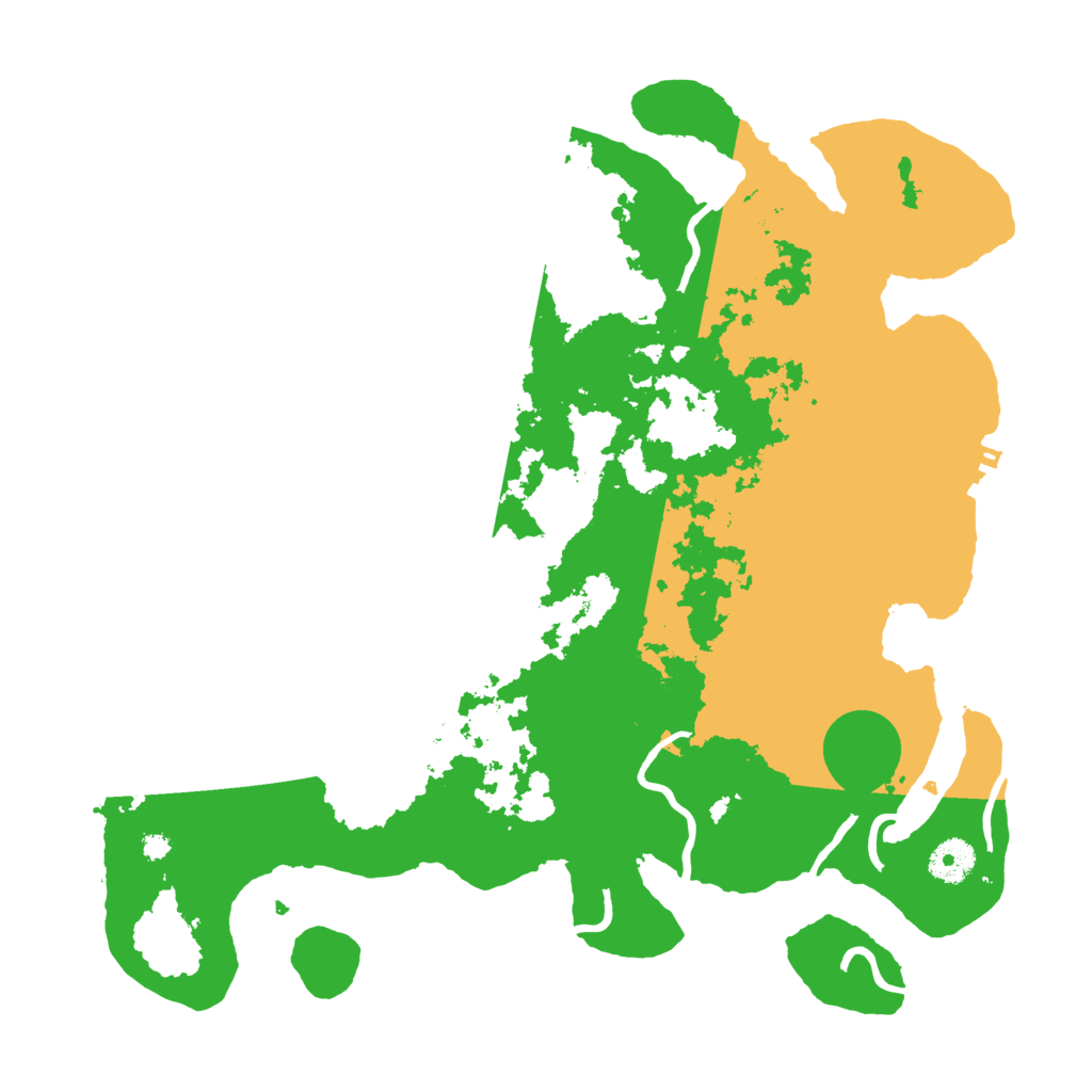Biome Rust Map: Procedural Map, Size: 3700, Seed: 743880971