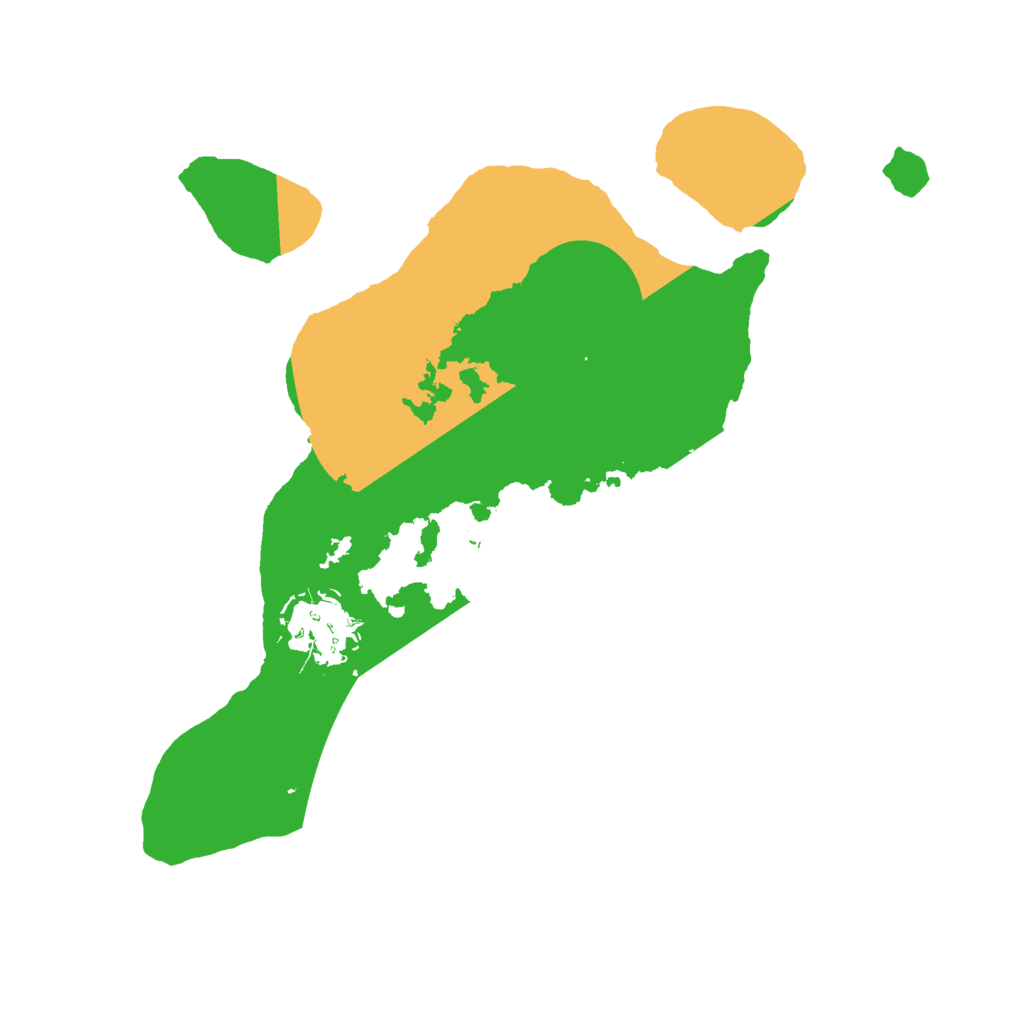 Biome Rust Map: Barren, Size: 2500, Seed: 16