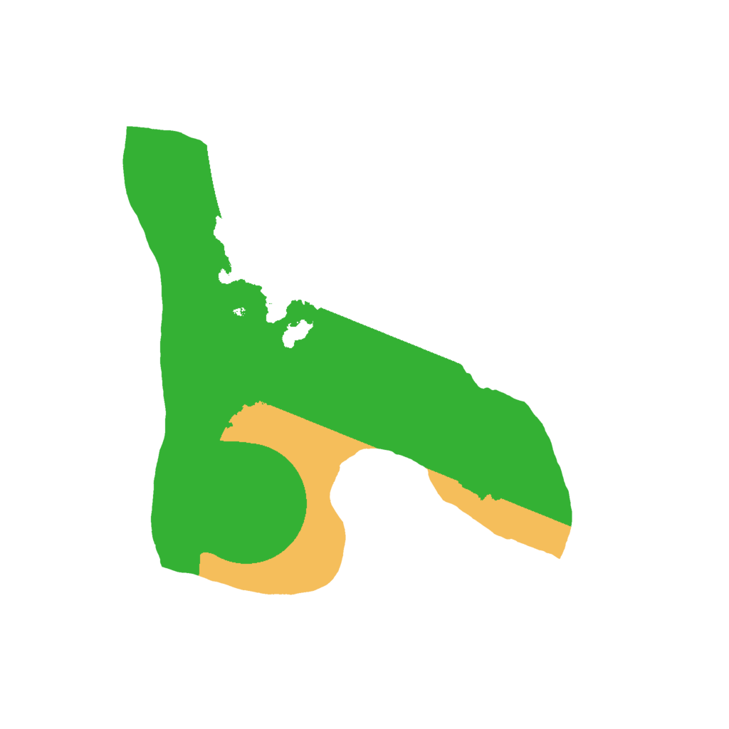 Biome Rust Map: Barren, Size: 1600, Seed: 69