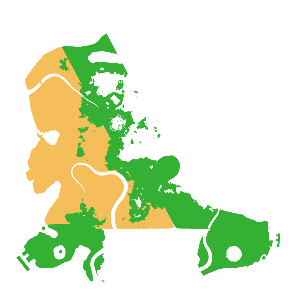 Biome Rust Map: Procedural Map, Size: 3500, Seed: 861032