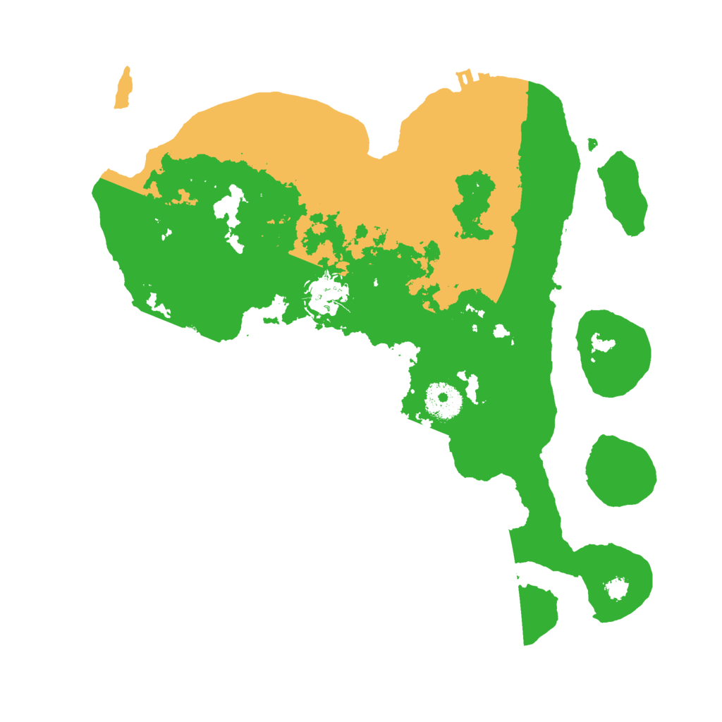 Biome Rust Map: Procedural Map, Size: 3000, Seed: 89174